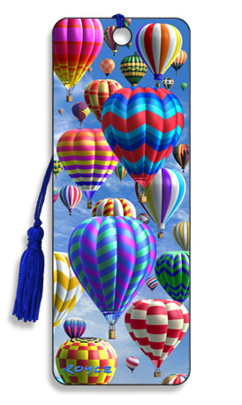 3-D Halographic Hot Air Balloon Bookmark #3