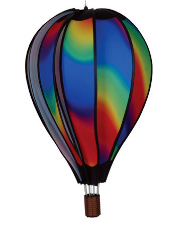 Large Wavy Gradient Design Spinning Hot Air Balloon