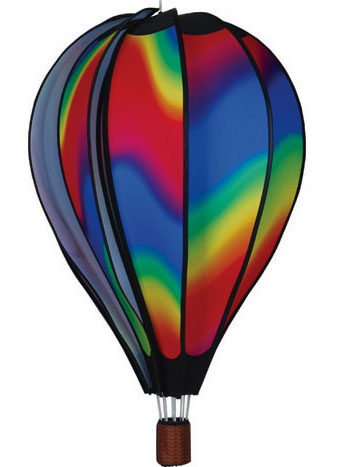 Extra Large Wavy Gradient Design Spinning Hot Air Balloon